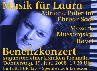 Plakat Musik für Laura