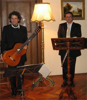 Reza Najfar (Flte), Alexander Swete (Gitarre)